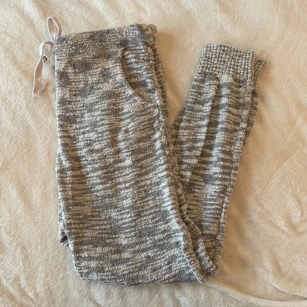 Free People Salt & Pepper Grey Joggers Small